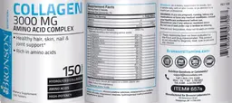 Label for Collagen 3000 mg Amino Acid Complex