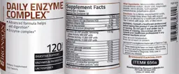 Label for Daily Enzyme Complex