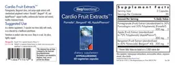 Label for Cardio Fruit Extracts