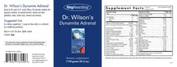 Label for Dr. Wilson's Dynamite Adrenal
