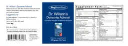 Label for Dr. Wilson's Dynamite Adrenal