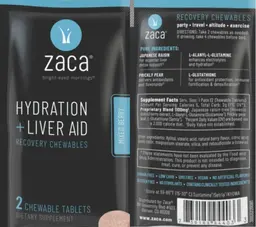 Label for Hydration + Liver Aid Mixed Berry