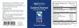 Label for GastroCleanse with Psyllium Husks