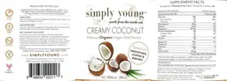 Label for Creamy Coconut