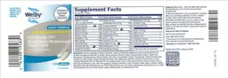 Label for Complete 50+ Multivitamin-Multimineral Supplement