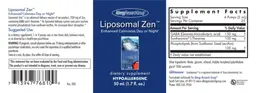Label for Liposomal Zen
