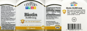 Biotin 10,000 mcg