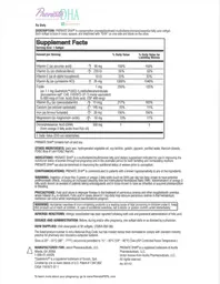 Label for Prenate DHA