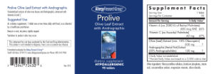 Prolive Olive Leaf Extract with Androgra