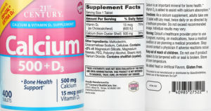 Calcium 500 + D3