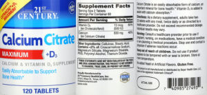 Calcium Citrate +D3 Maximum