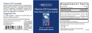 Vitamin D3 Complete