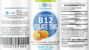 Liposomal B12 Folate TMG