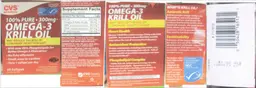 Label for Omega-3 Krill Oil