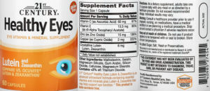 Healthy Eyes Lutein & Zeaxanthin