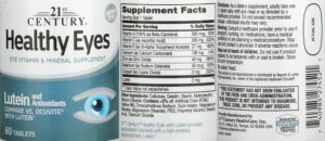 Healthy Eyes Lutein and Antioxidants