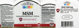MSM 1000 mg