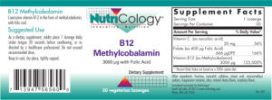 B12 Methylcobalamin 3000 mcg