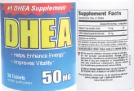 Label for DHEA 50 mg