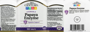Chewable Papaya Enzyme