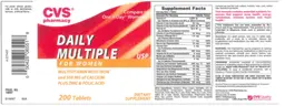 Label for Daily Multiple For Women