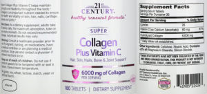 Super Collagen 6000 mg plus Vitamin C