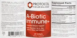 Label for A-Biotic Immune+