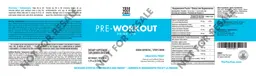 Label for Pre-Workout Drink Mix Dragon Fruit