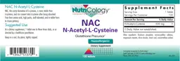 Label for NAC N-Acetyl-L-Cysteine