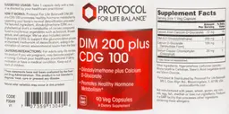Label for DIM 200 plus CDG 100