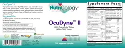Label for OcuDyne ll