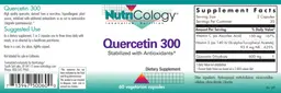 Label for Quercetin 300