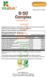 Label for B 50 Complex