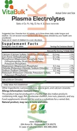 Label for Plasma Electrolytes