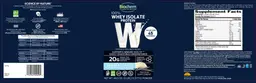 Label for W 100% Whey Isolate Protein Vanilla Flavor
