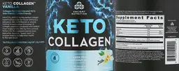 Label for Keto Collagen Vanilla