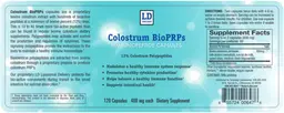 Label for Colostrum BioPRPs