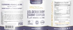 Label for Elderberry Gummy Raspberry