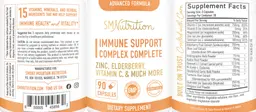 Label for Immune Support Complex Complete