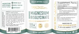Label for Magnesium Bisglycinate