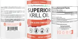 Label for Superior Krill Oil