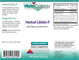 Label for Herbal Libido-F