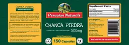 Label for Chanca Piedra 500 mg