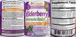 Label for Elderberry Immune Assist