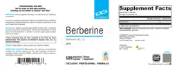 Label for Berberine 1 g