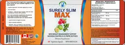 Label for Surely Slim Max