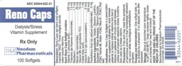Label for Reno Caps