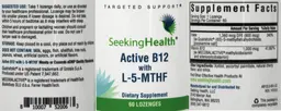 Label for Active B12 with L-5-MTHF