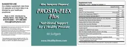 Label for Prosta-Plex Plus