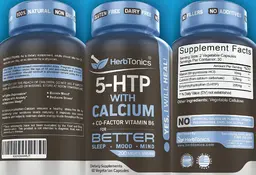 Label for 5-HTP with Calcium